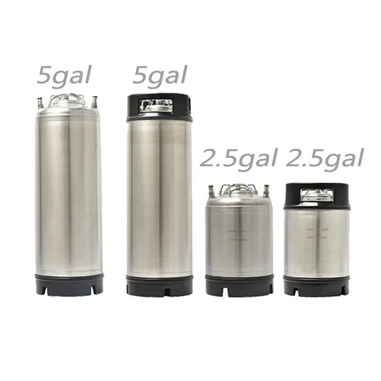 Ball Lock Corny Keg for Homebrew, 2.5 Gallon Kegs for Beverage Beer equipment