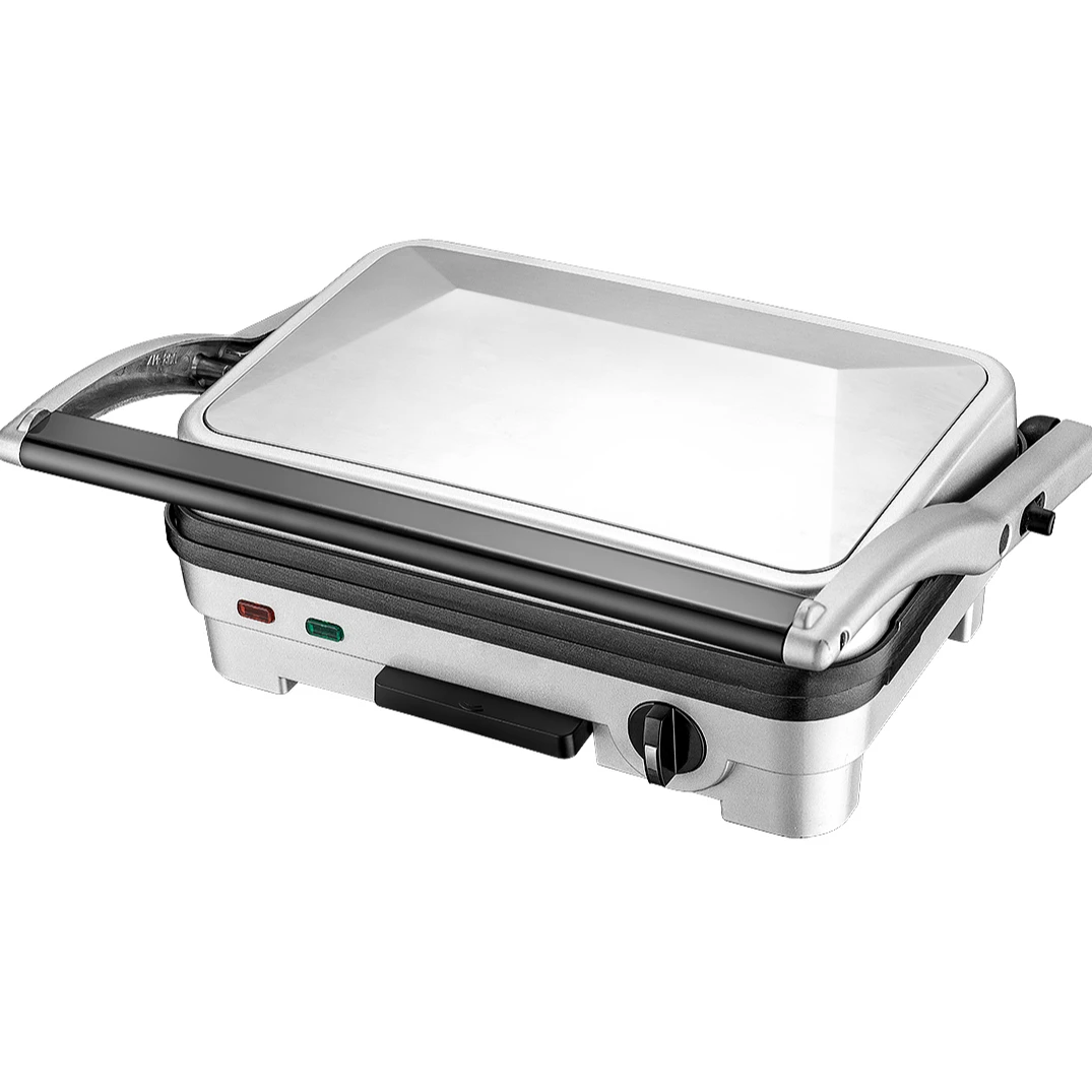 1800W Electric  Burger BBQ Stainless Steel Indoor Panini Press Sandwich Maker  Grill Maker Contact Grill