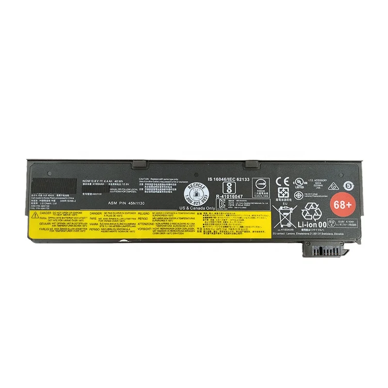 Original Laptop battery 68+ X240 X250 X260 T440 T450 T450S X270T470 6-cell external battery