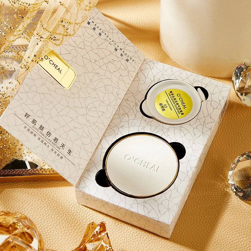 OEM Air Cushion Loose Powder Highlighters Pressed Compact Powder Whitening Foundation CC Cream