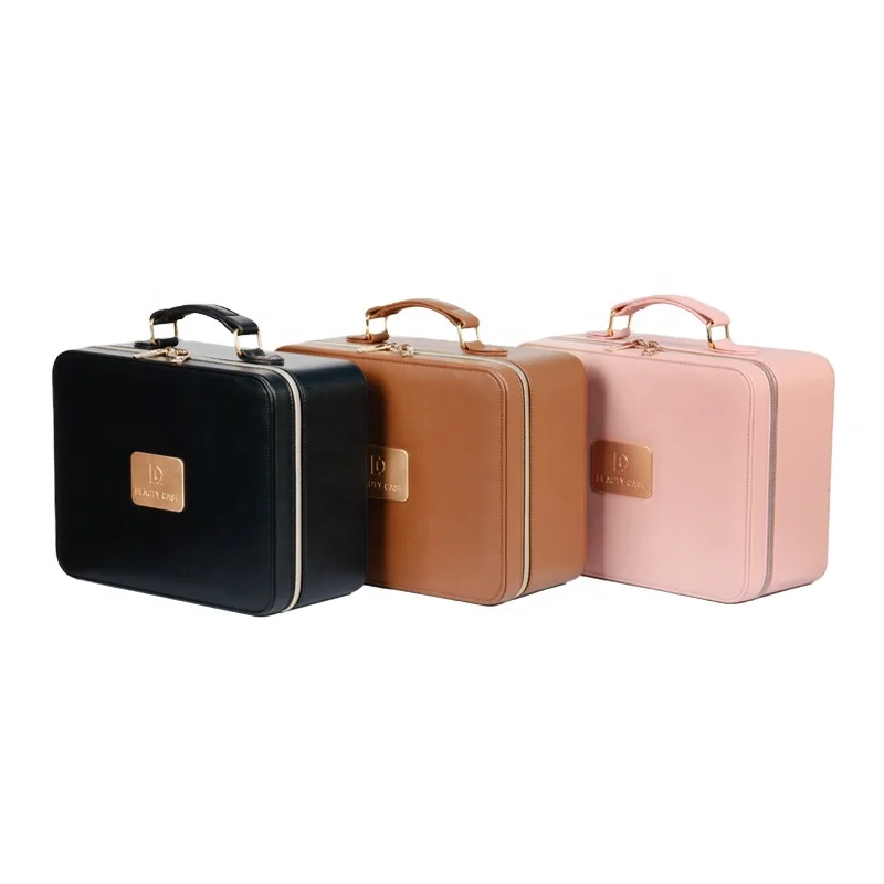 OBOX Wholesale Deal: Stylish Beauty Makeup Bag Featuring a Rechargeable Mirror