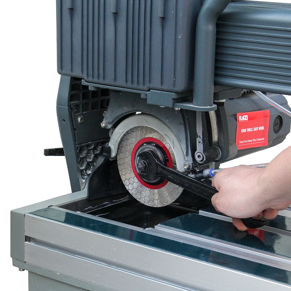 Raizi Electric Self Propelled 45 Degree Angle Cutter Chamfer Machine For Large Format Porcelain Ceramic Tile Granite Marble