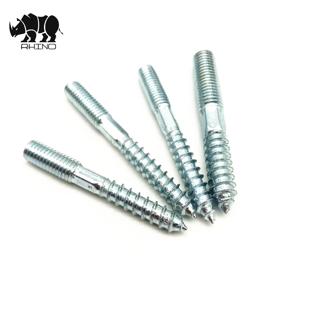 Double Threaded Tapping Screw Wood to Metric Thread Hanger bolt