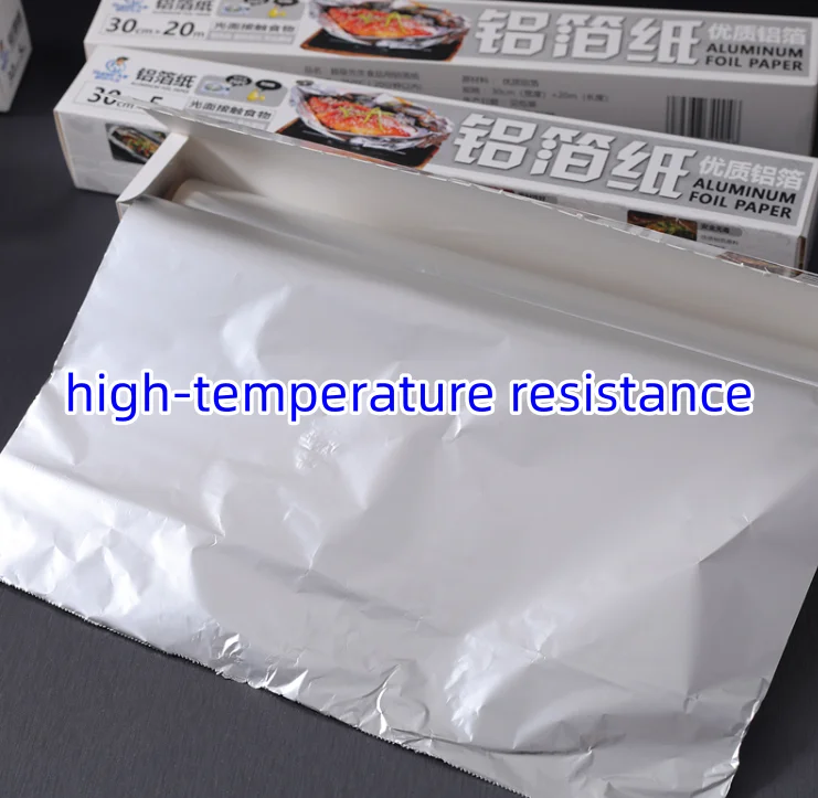food grade  foil aluminium in roll customizable silicone oil-coated wholesale  pure aluminum foil