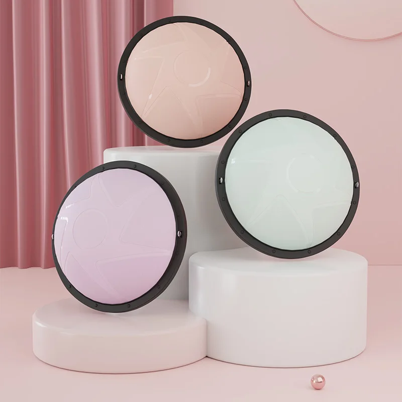 New Arrival Body Building Hemisphere Fitness Ball Indoor Exercise Equipment Pilates Fitness Half Yoga Balanced Balls 58cm