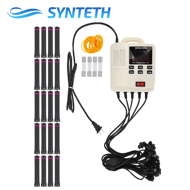 Synteth Mini Portable 400W Salon Beauty Hair Small Digital Perm Dye and Curly Equipment