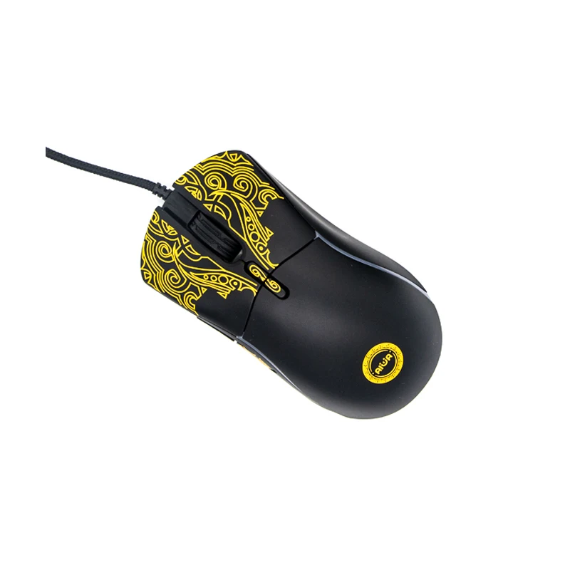 AIWO New E-Sport 6-Speed DPI 1000-12000 Replaceable Honeycomb Lightweight Design Gaming Mouse 6 Button Dropshipping