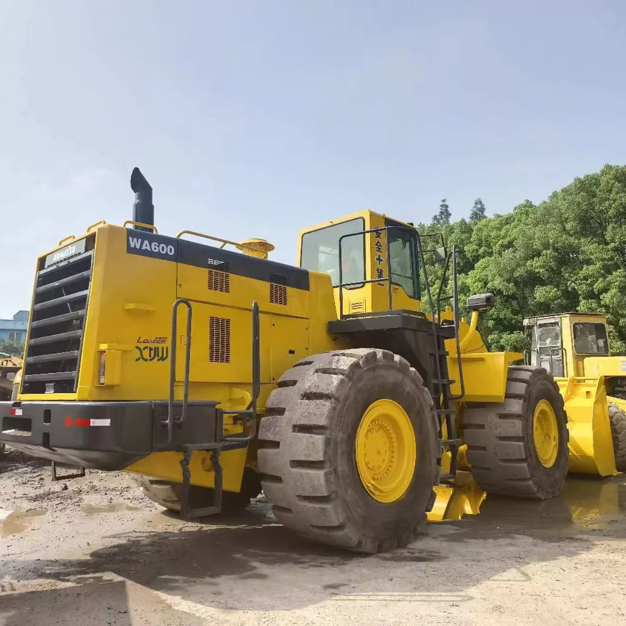 Оригинальный тяжелый погрузчик Komatsu Wa380 Wa470 Wa500 wa600 колесный для продажи