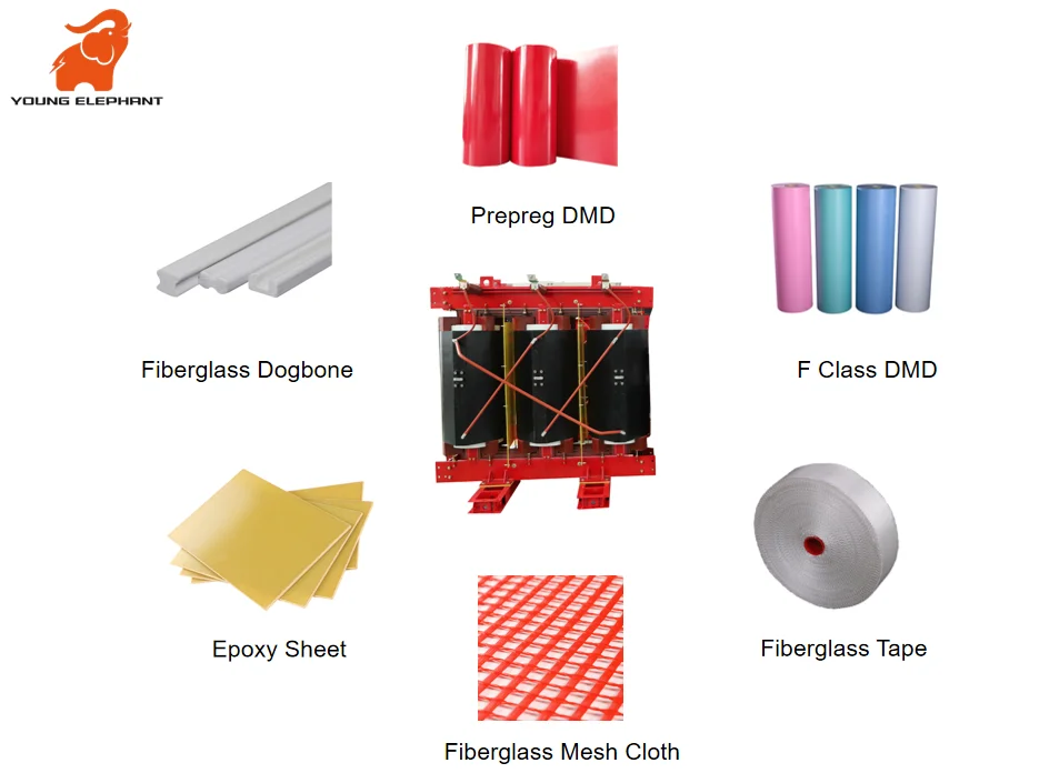 Insulated electric Epoxy Flexible Laminates Pre-impregnated DMD insulation material red color 6440 prepreg class f dmd