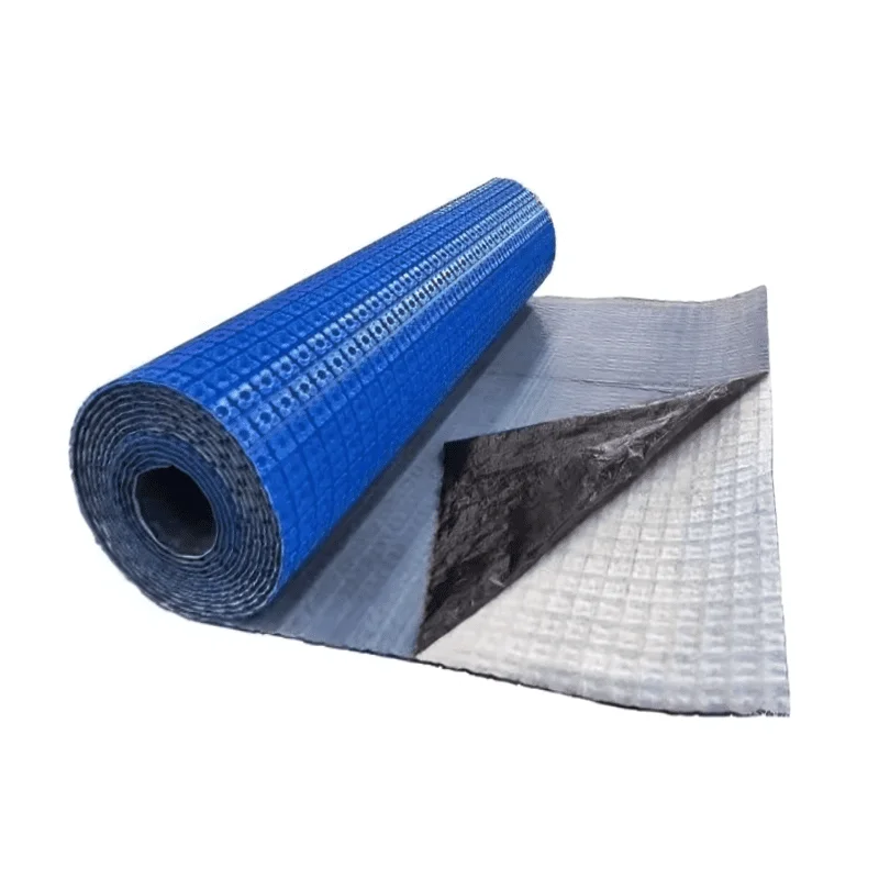 Modern Heated Cable Mat PP Uncoupling Underlay Bathroom Floor Waterproofing Uncoupling Membrane Saves Time Underfloor Heating