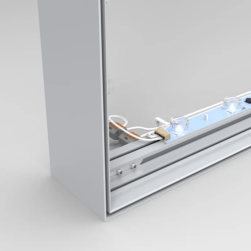 SEG Double Sided Box LED Advertising Menu Board Aluminum Backlit Advertising Light Box display