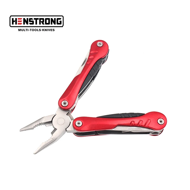 12-in-1 Mini Multi-Function Multipurpose Folding Pocket Pliers DIY Grade Steel Hand Tool with Blade and Screwdriver