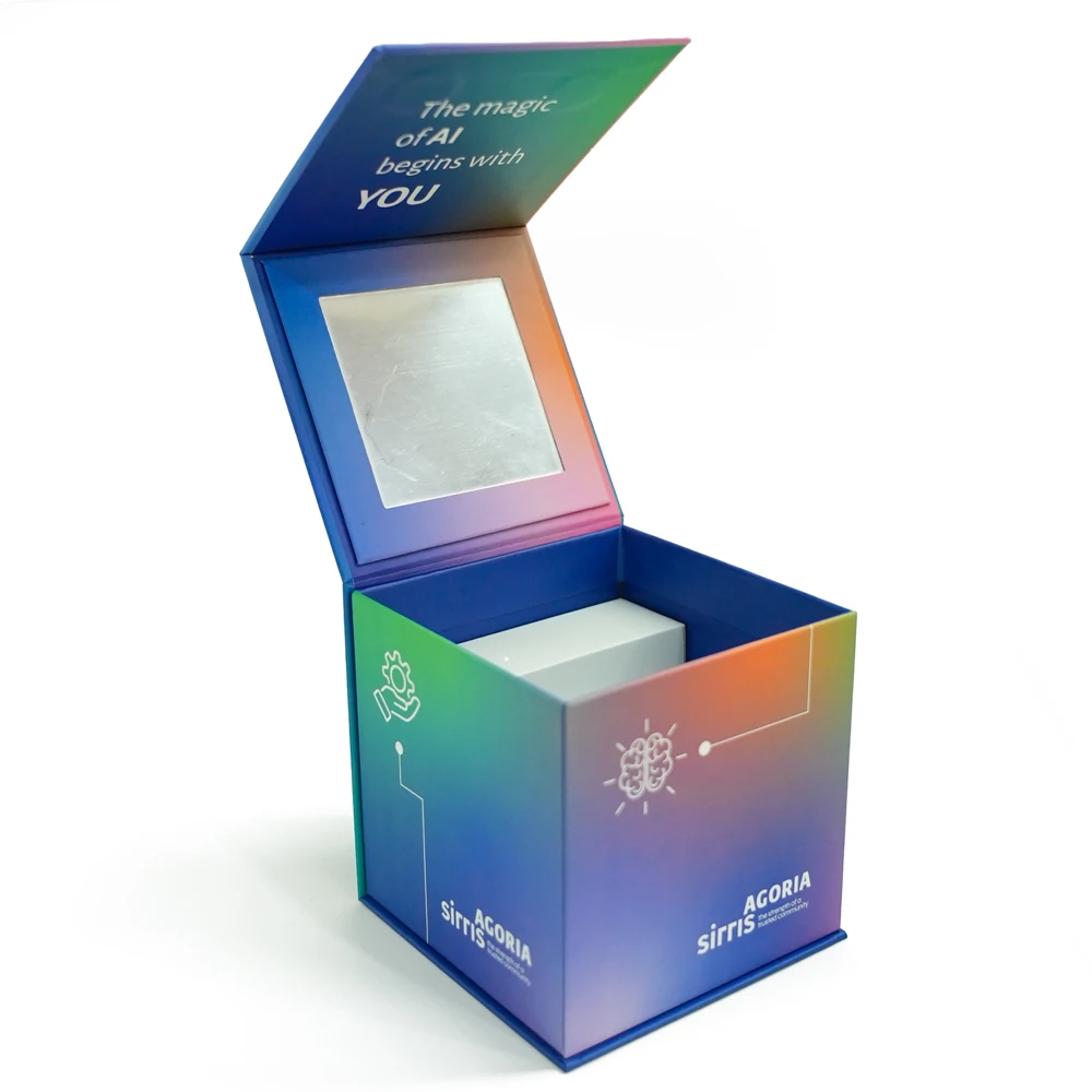 Matt Magnet Luxury Folding Jewelry Magnetic Wedding Packaging Gift Hard Box Full Set Magnetic Closure Custom Box Packaging