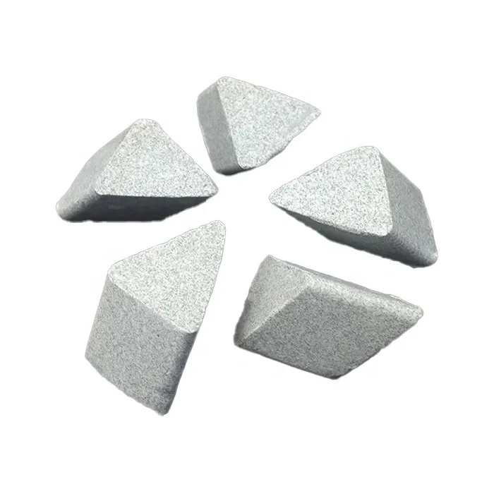 Brown corundum oblique triangle abrasive metal rough polishing deburring polishing abrasive