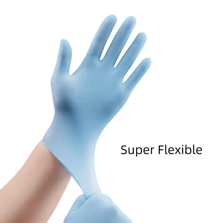 Nursing Homes and Home Care Work Gloves Disposable Exam Gloves Powder-Free  Latex-Free Nitrile Gloves