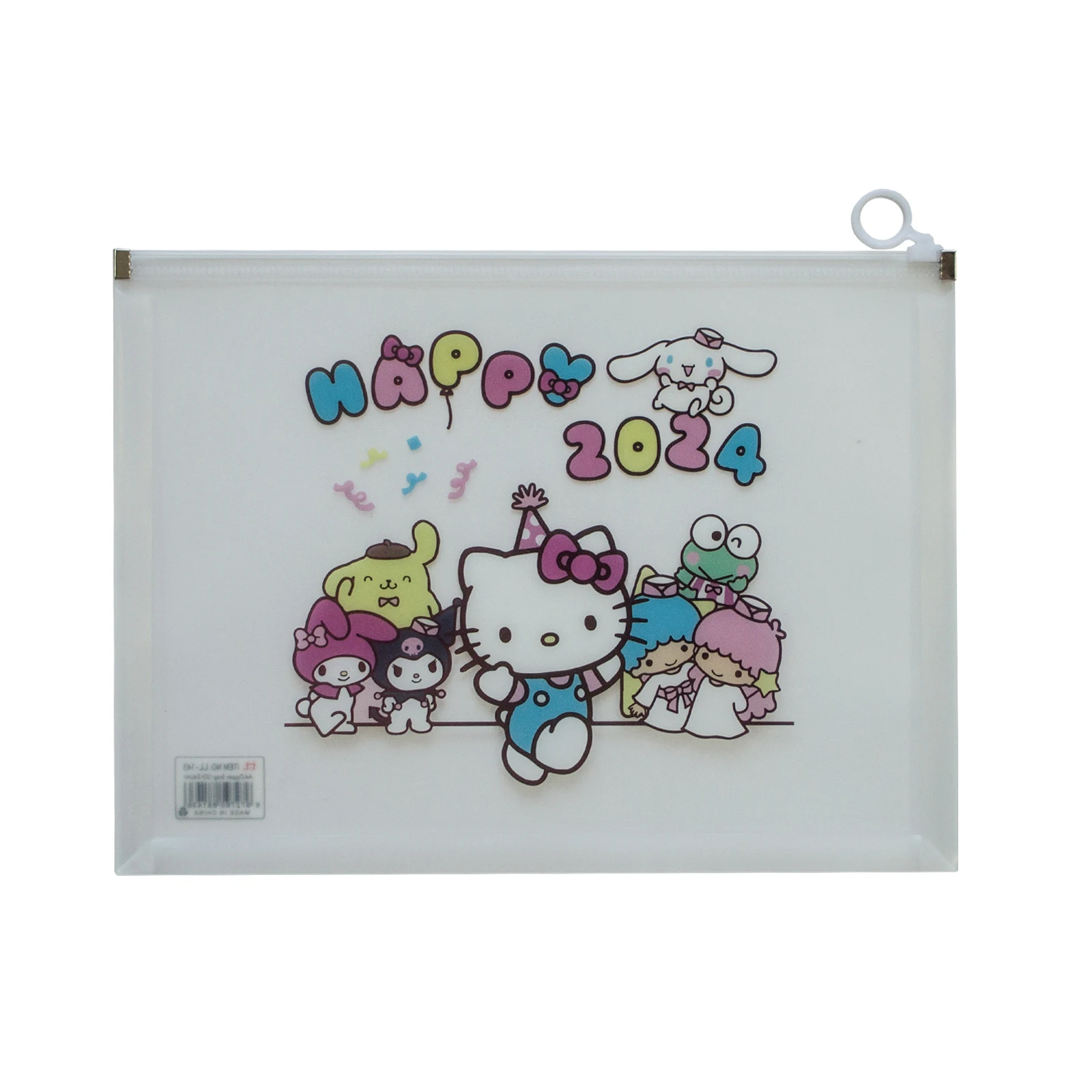 PP Custom Filing A4 Size Plastic Expandable Document  Storage Organizer Zipper Pouch Bag for  Office and School Use