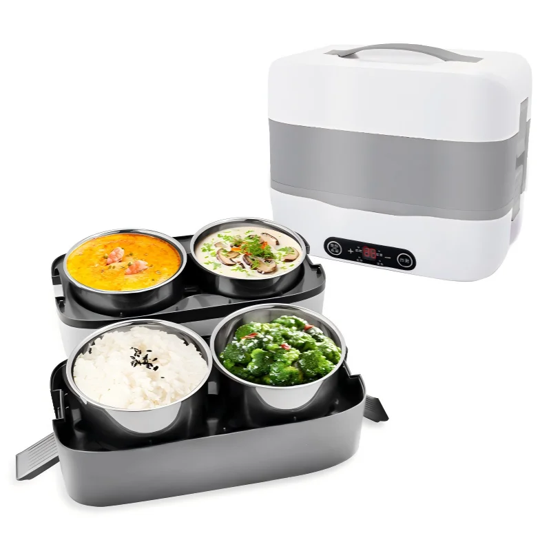 DaoSheng китайская фабрика двухслойная школьная умная аккумуляторная электрическая герметичная коробка для завтрака с подогревом