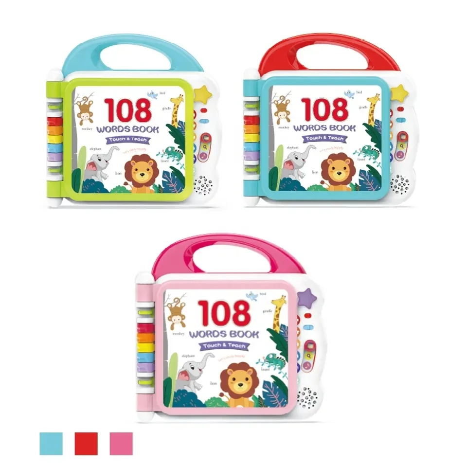 English Spanish Language Reading Book Multifunction Reading Machine Learning for Kid Early Education E-Book Teaching Toys Gifts
