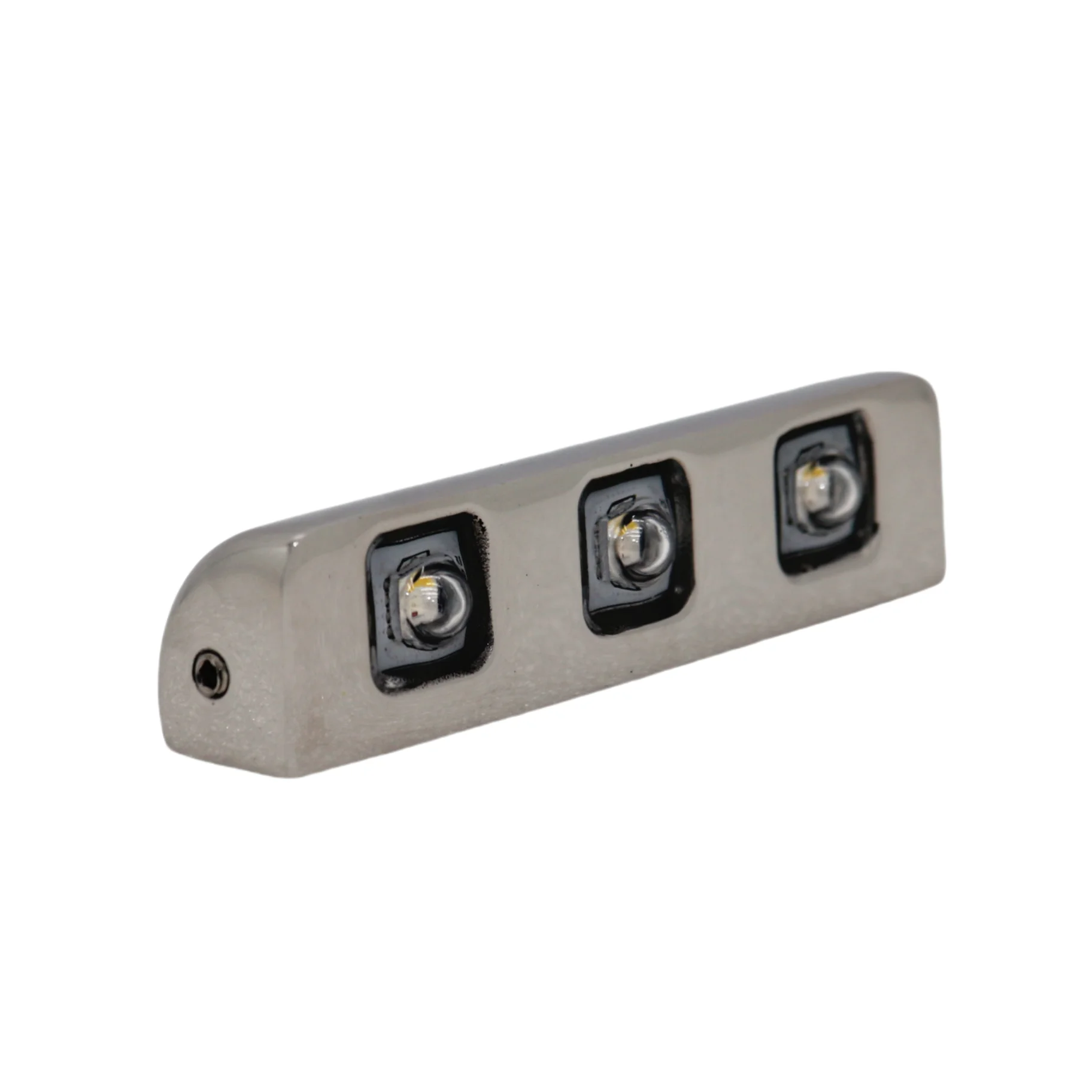 Yuefa 3W Color Changing Waterproof 90 Degree 316 Stainless Steel Housing Garden House Corner Marine Boat Led Work Light