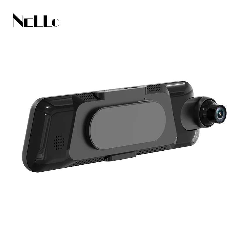 NELLO Patent No Bandage 4K Dash Cam Rearview Mirror 1080P Rear Camera Car Streaming Magnetic DVR
