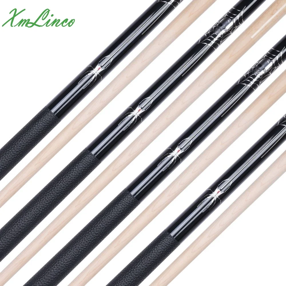 Xmlinco Billiard Pool Cue Real Leather Warp High Technology Professional 12.5mm Tip Size Real Leather Warp