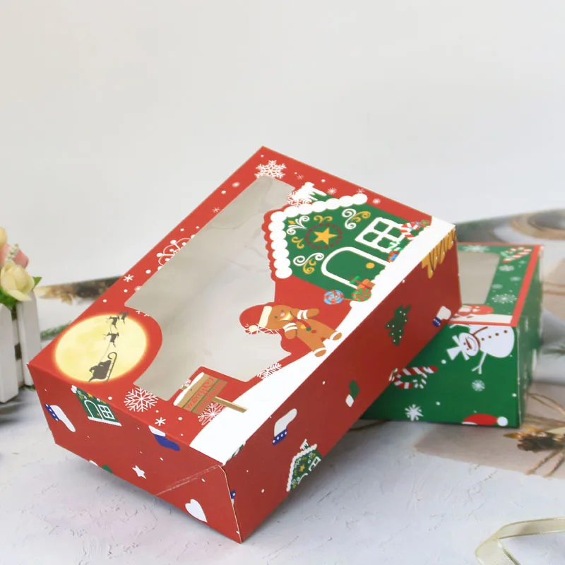Christmas Boxes For Cakes Packing Box Mini Christmas Cake Box