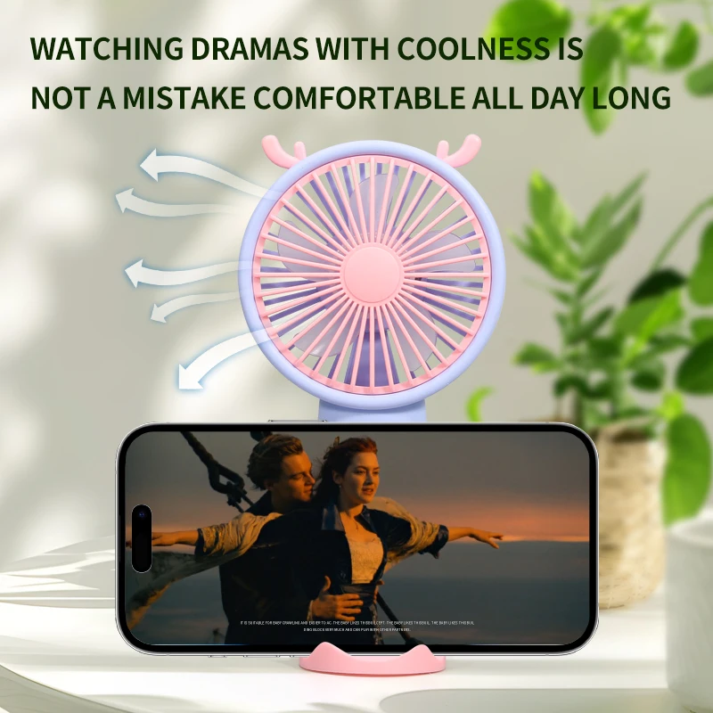 Новый портативный мини-вентилятор USB мини-перезаряжаемый вентилятор небольшой