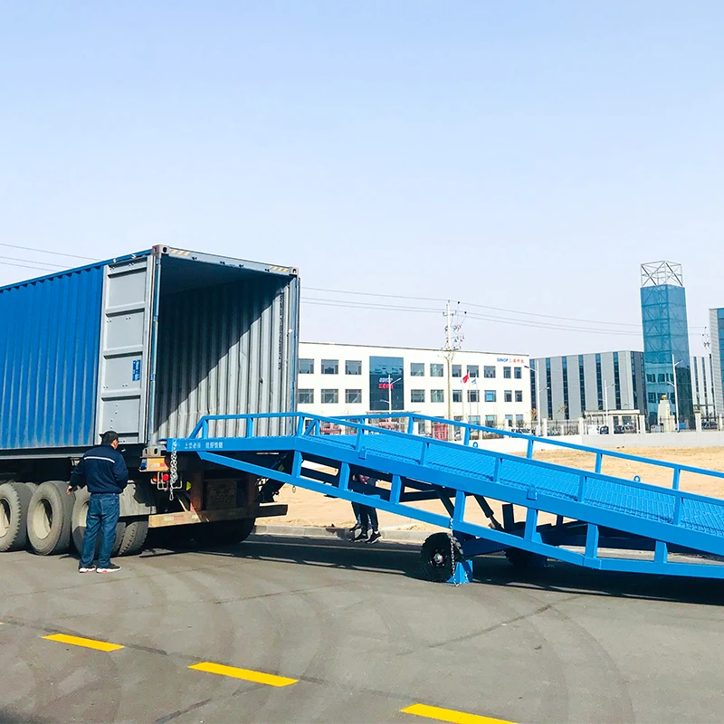 Qiyun Kinglift CE ISO 6t-12t Forklift Container/ Logistics/Factory Unloading Used Mobile Loading Yard Ramp for Sale