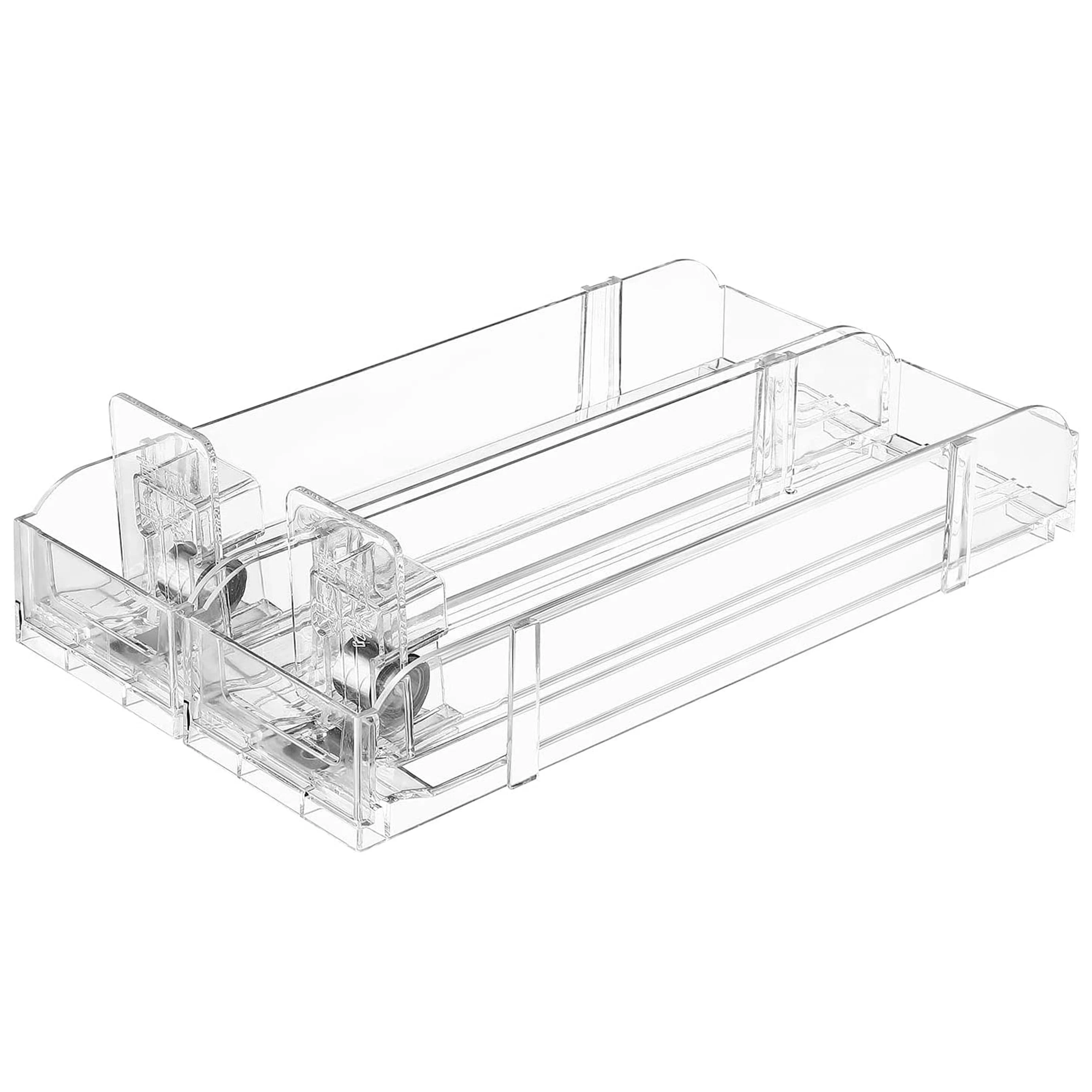 Hookei Supermarket Pusher Divider Cooler Glides Gravity Feed Roller Shelves for Beverage Shelf Roller Shelf for Drink Bottle