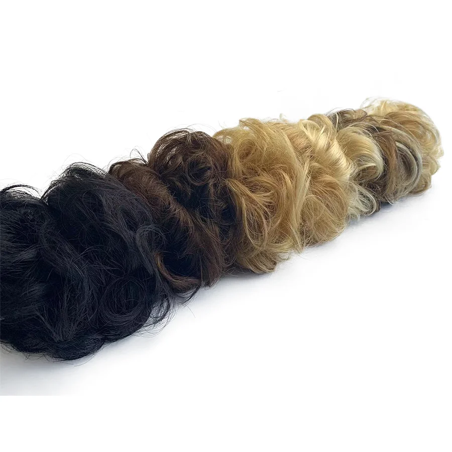 24g Curly Donut Hair Bun Chignon Donut Updo Hair Pieces Messy Chignon