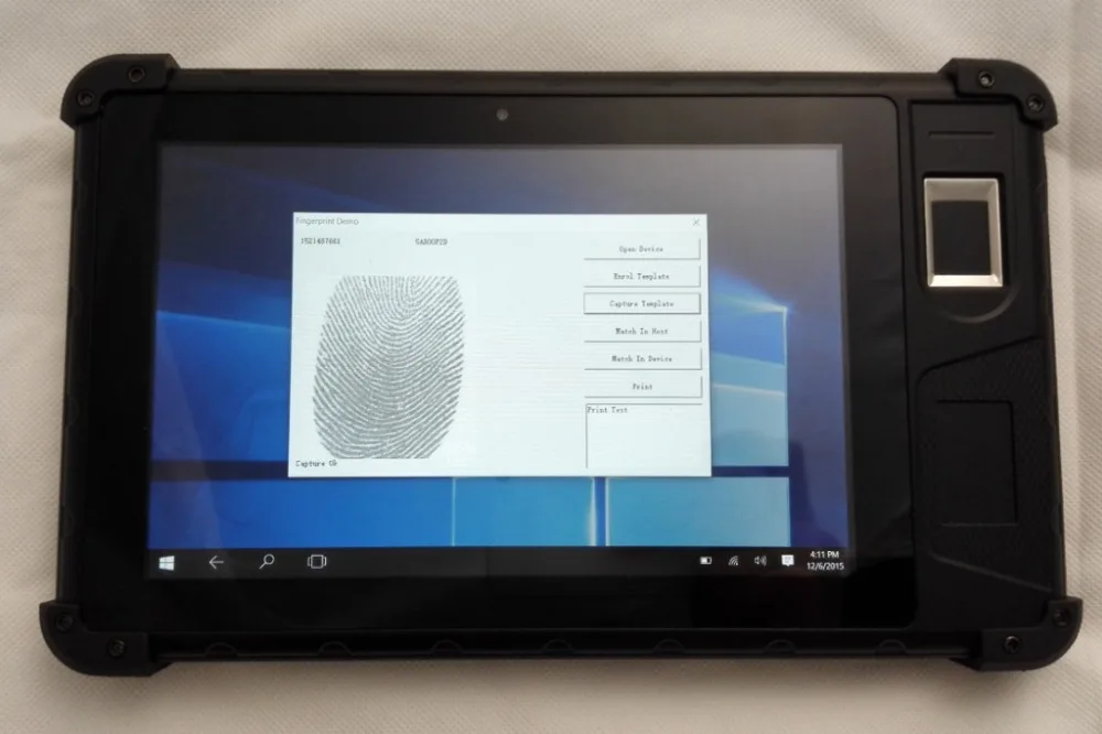 IP65 4G биометрический сканер времени посещаемости по отпечатку пальца FP08 HFSecurity