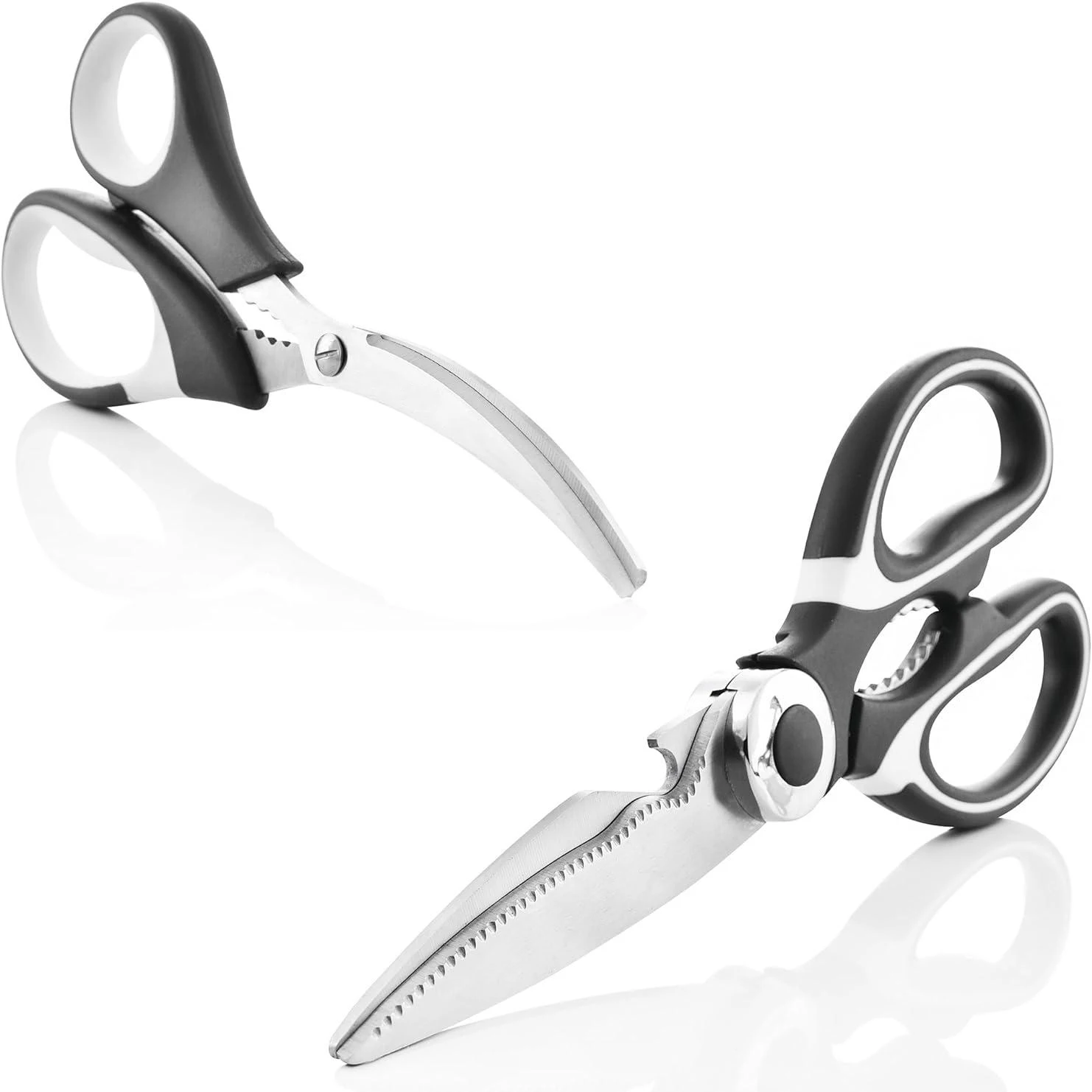 Kitchen Shears Seafood Scissors Heavy Duty Stainless Steel Multipurpose Sharp Utility Scissors