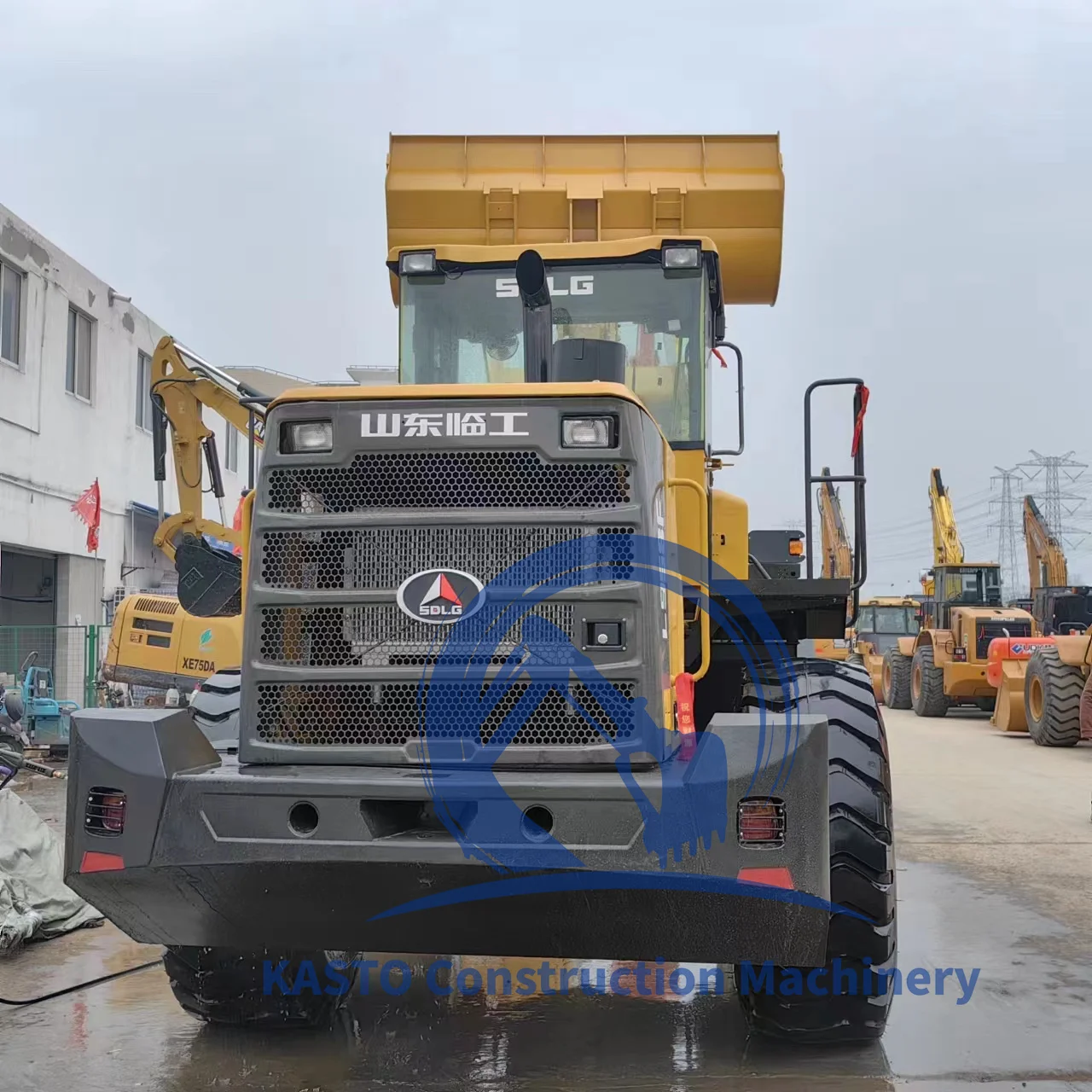 SDLG 958F payloader 2023 model 90% new SDLG lg958F wheel loader 6 ton front end loader LG958 LG956 CLG856