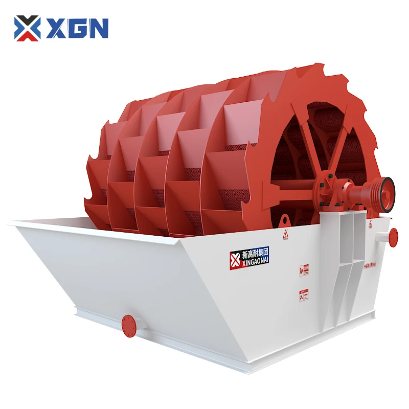 China Supplier Bucket Wheel Sand Washing Machine With Screen As Gravel And Sand Washer