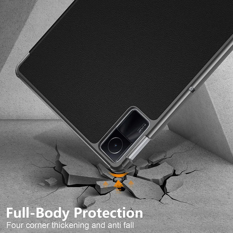 Minibook Pu Leather Holder In Stock Stand Cover Smart Shockproof 360 Degree Rotation Tablet case Laptop Case For Redmi Pad Pro12