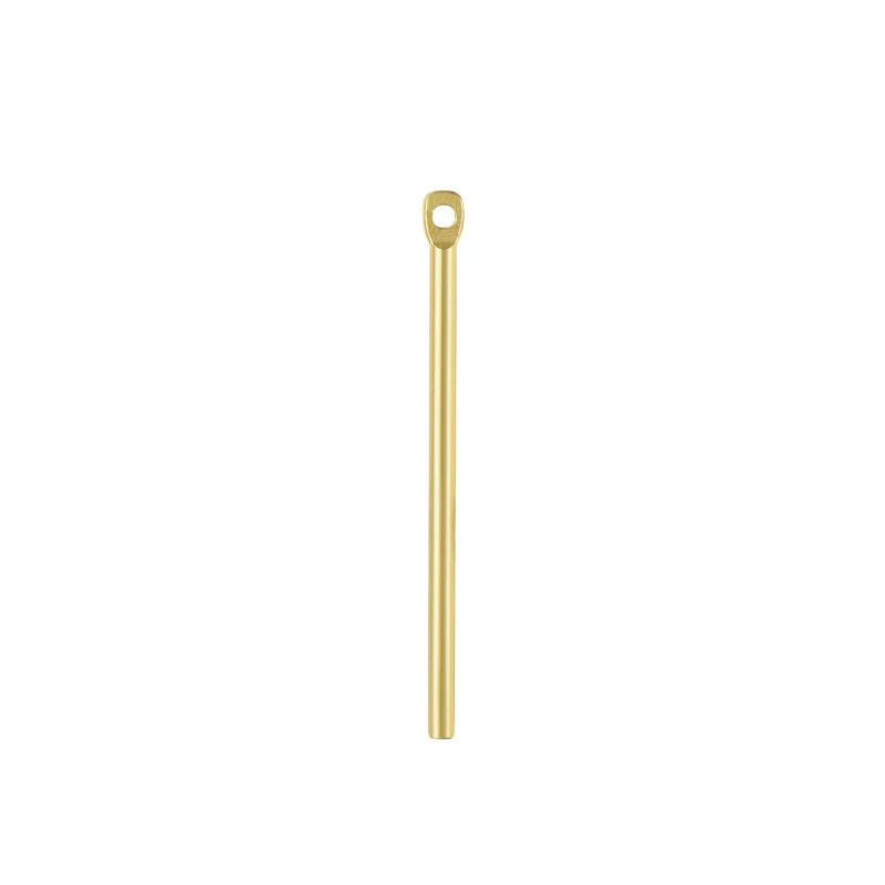 Au 750 Jewelry DIY Accessories 18K gold tassel earring pin post Mount for Jewelry making