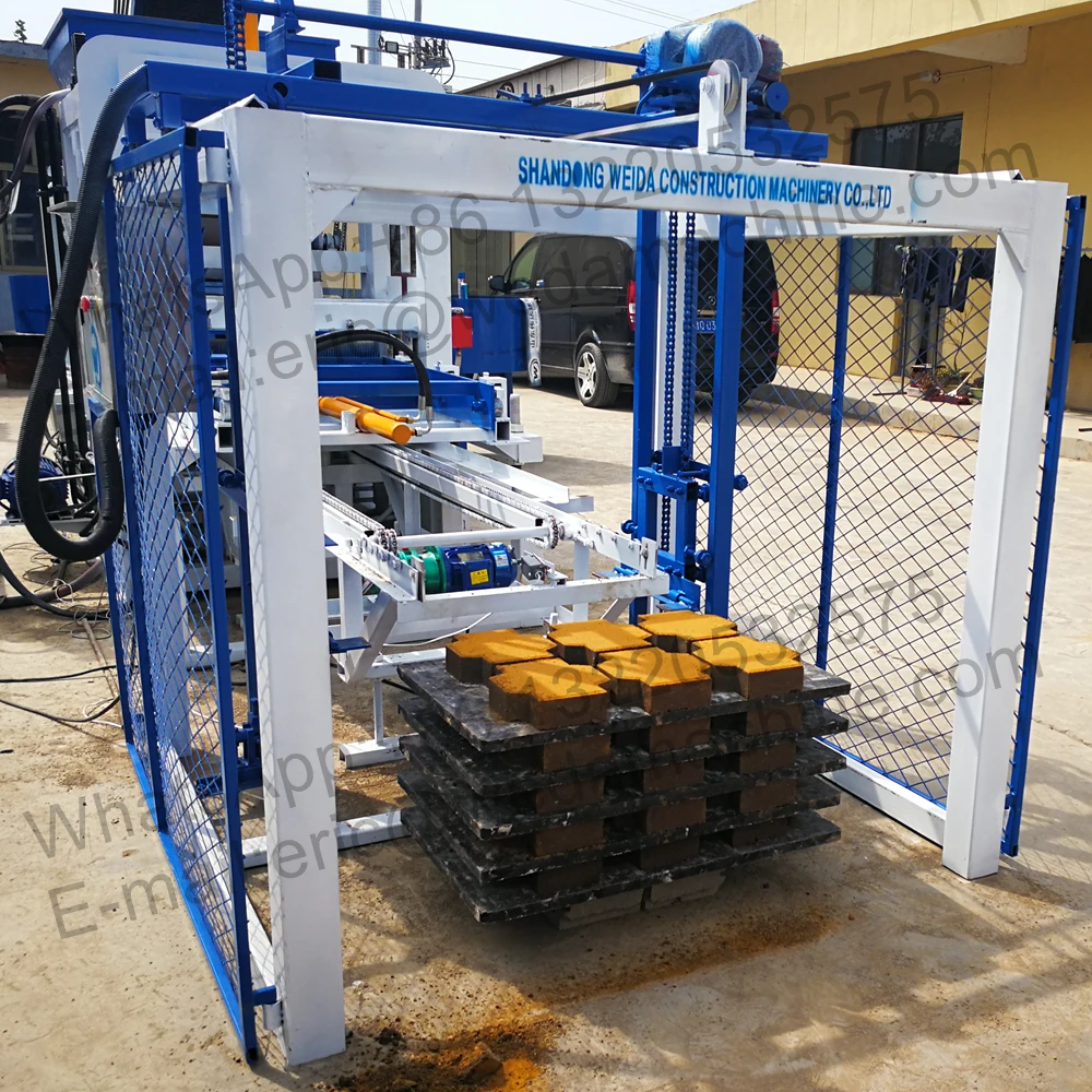 small egg laying hydraulic auto color paven paver interlocking hollow concrete cement brick block making machine