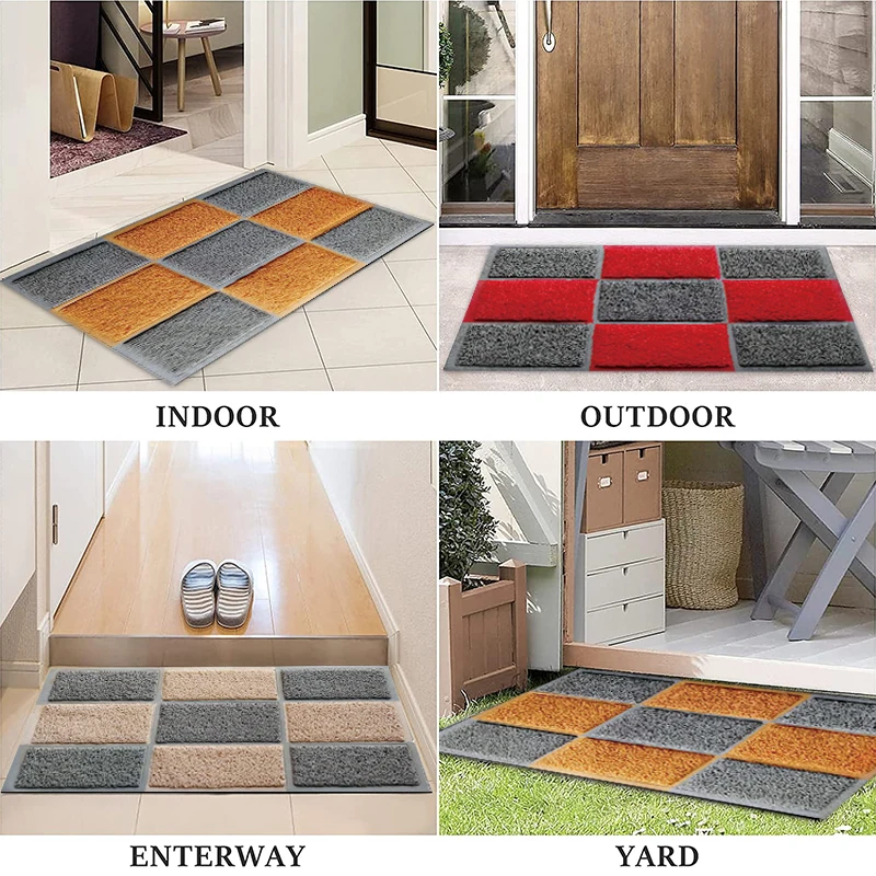 hot sale entrance doormat indoor and outdoor mat custom door mats floor carpet for home
