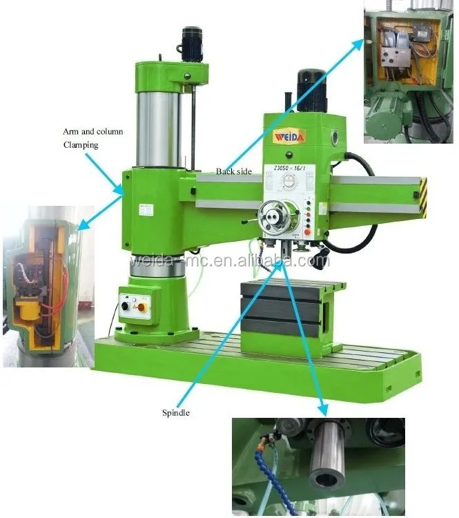 Z3080X25 High quality hydraulic clamping radial drilling machine for sale