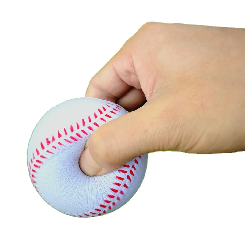 Hot Sell Soft PU Baseball Foam Stretch Ball PU Pressure Softball Foam Student Baseball