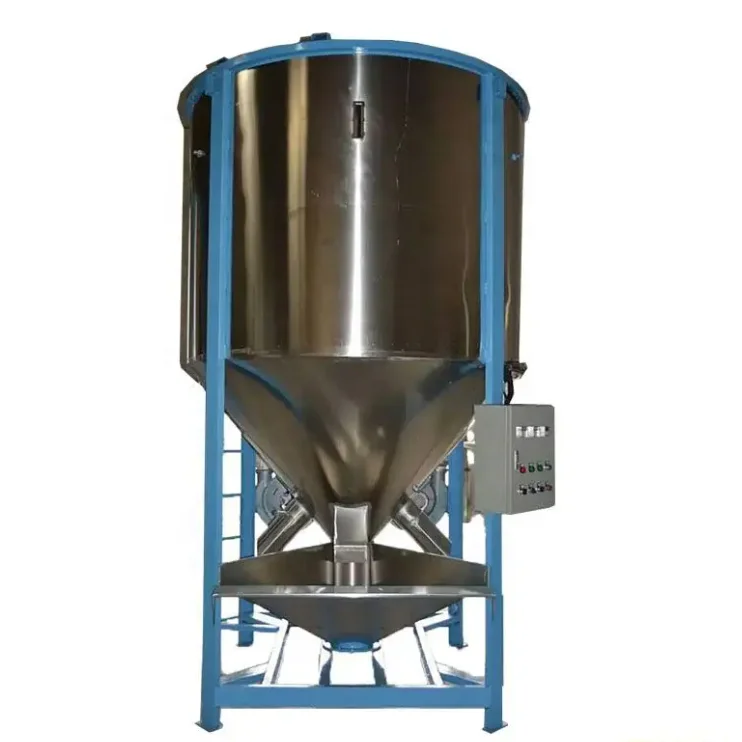 1000 кг 500 пластиковые гранулы вертикальный цветной бункер машина для