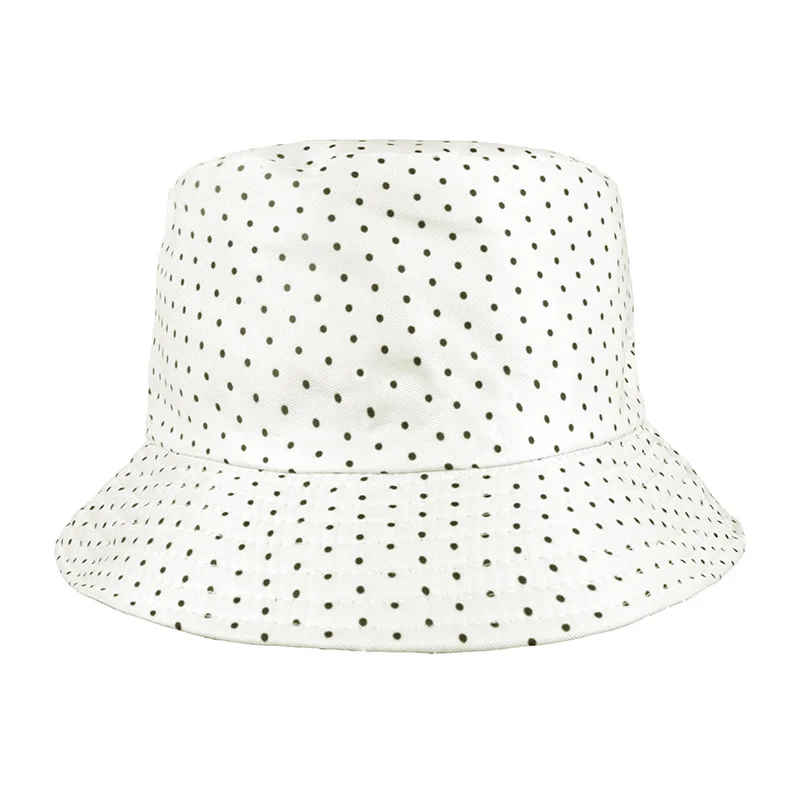 Hot-selling polka dot retro spring and summer sun hat sunscreen women fashion sunshade fisherman hat bucket hat