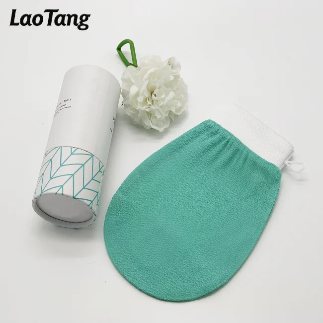 Wholesale Exfoliating Gloves Scrubber Body Spa Shower Massage Bath Mitts Scrubs