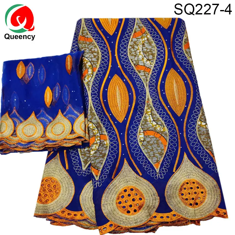 heavy african lace fabric swiss voile lace africa cotton lace beige with stones and beads