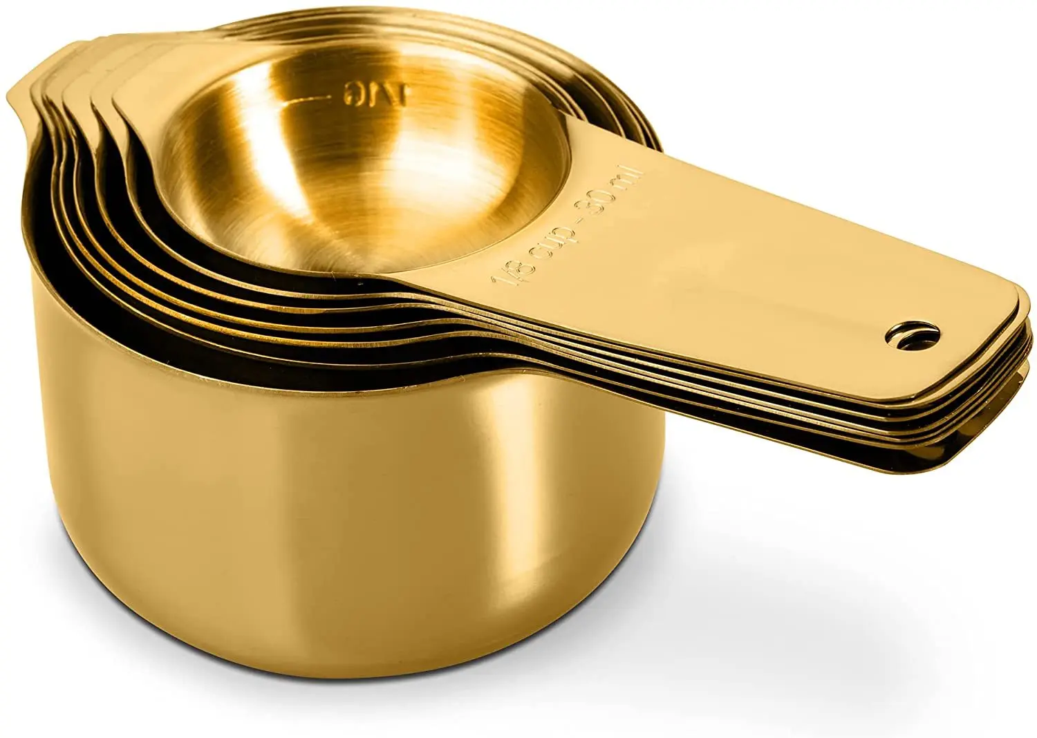 KLP espresso Cups and Spoons tea Set 18/8 Stainless Steel bee measuring spoon