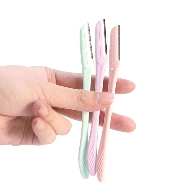 oem Makeup Razor razors metal 6pcs And Facial Razor Shaving Eyebrow Trimmer Set facial hair remover