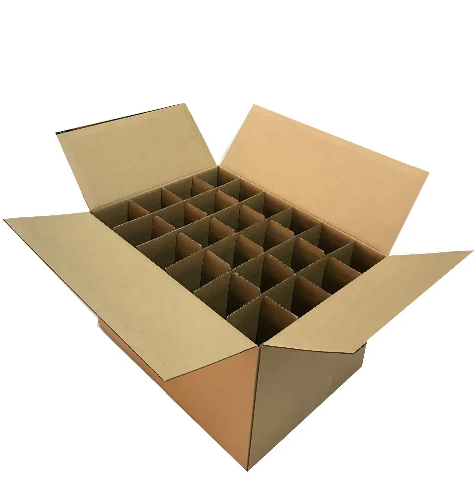 Packing factory Wholesale 3/5 plys cheap 12 bottle corrugated cardboard wine box
