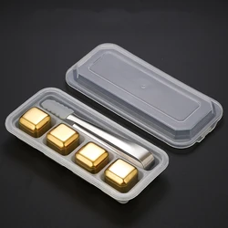 304 Stainless Steel Ice Cubes Metal Quick-Frozen Ice Wine Beer Cooler Chiller Whiskey Stones Keep Cold Longer Bar Tools
