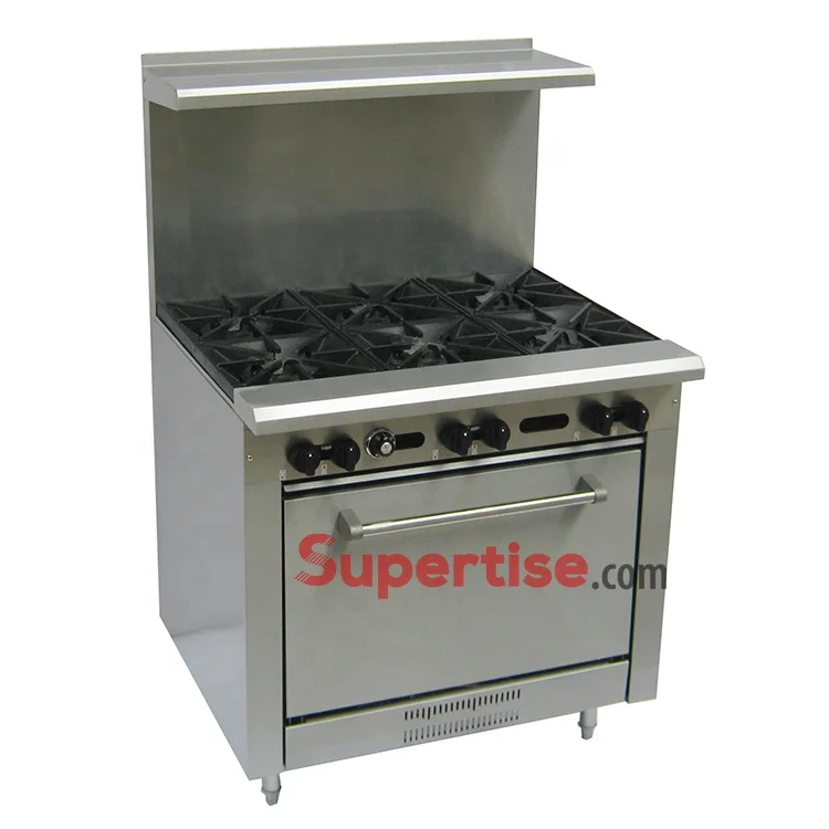 Commercial gas stove butane burner gas range line free standing cooking appliances italian lg gas range with oven 6 buners oven