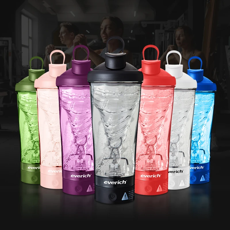 Pro electric shaker Bottle 20oz protein powder mixer shaker cups electric portable shake bottle rechargeable mixer cup